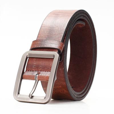 China Factory Wholesale Mens Comfortable Leather Belts Mens Reversible Buckles Pin Buckle Pin Buckle Belt PU Jens Ledar Business Leisure Pin Buckle Rotating Belt for sale