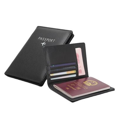 China Wholesale Fashion Passport Holder Cover Wallet RFID Blocking Leather Card Case Travel Document Organizer for sale