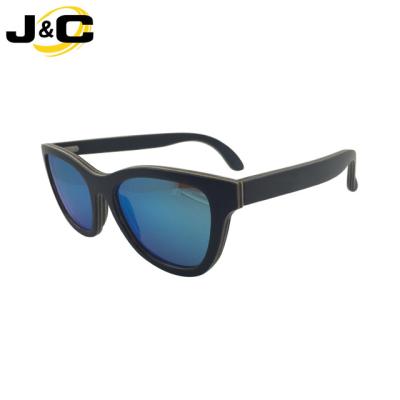 China Environmental Friendly New styles wholesale bamboo wood sunglasses with polarized lens for sale