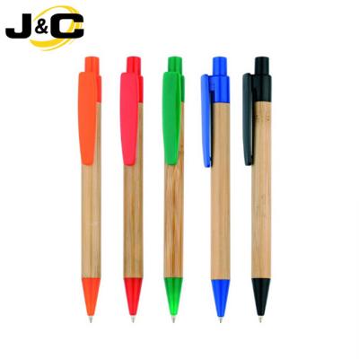 China Popular wholesale promotional cheap eco-friendly bamboo pen in custom logo for sale