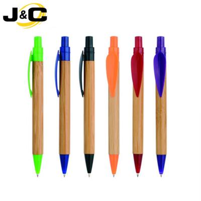 China Eco-Friendly Logo Top Selling Free Bamboo Pen Handmade With Printing Logo for sale