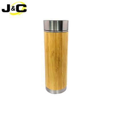 China Business 100% Handmade Eco-friendly Bamboo Vacuum Mug With Laser Logo In China for sale