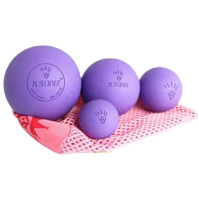 China Facial Rubber Balls 3CM 4CM 5CM 6.35CM Body Massage KSONE Deep Tissue Massage Ball Set for sale