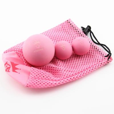 China Custom Body 3CM 5CM Laser Engraved Logo Small Lacrosse Mini Massage Ball for sale