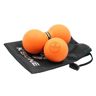 China Deep Body Tissue Massager Tool for Myofascial Release Double Lacrosse Peanut Ball for sale