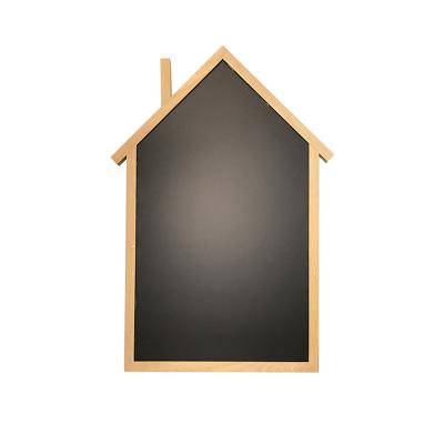 China Rustic Vintage House modeling blackboard chalk board magnetic absorption hanging children's graffiti message teaching blackboard for sale