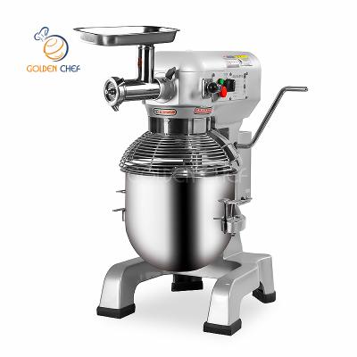 China Easy to Order Best Selling 10l 20l 30l Stainless Steel Bowl Food Chopper Egg Cake Planetary Food Powder Mixer Commercial Industrial Stand Mixer for sale