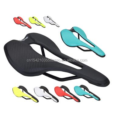 China All Seasons Bicycle Saddle Comfort Road MTB Mountain Bike Saddle Cushion Popular Leather Cycling Parts for sale