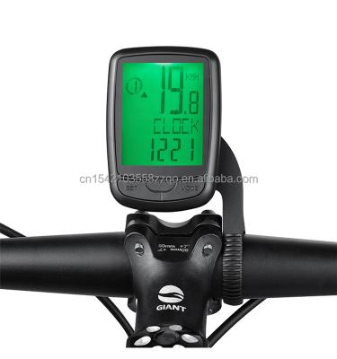 China OEM Wireless Waterproof Radio +backlight Multi-Functions Bike Big Screen Computer Bicycle Tachometer Recycling Odometer for sale