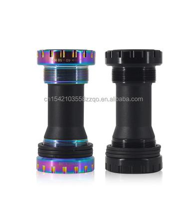 China 68-73mm BB91 68-73mm OEM Factory Price Mountain Bike Bottom Bracket Axle Threaded Type Sealed Backing BC1.37*24T Bicycle Bottom Bracket for sale