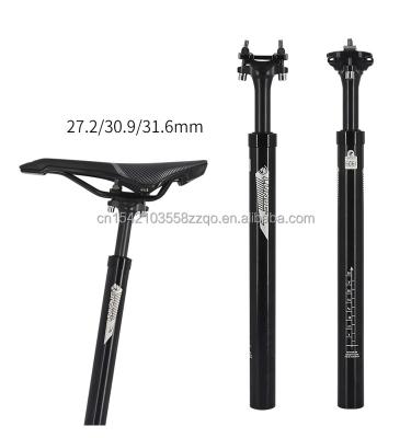 China Suspension Seat Post / Best Dropper Seat Post Selling 27.2/30.9/31.6*400mm MTB Aluminum Dropper Suspension Damping Bicycle Seat Post Seatpost for sale