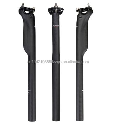 China Promotional Carbon Seatpost Bike Seat Post Tube MTB Road Mountain Bicycle Seat Post Bike Parts 27.2 30.8 31.6mm for sale