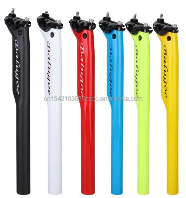 China Professional mtb carbon fiber mountainbike mountain bike suspension seat post 27.2 350 400mm 30.8 31.6mm for sale