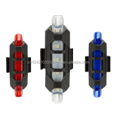 China Waterproof Cheap Waterproof USB Rechargeable Back Lights LED Ranger Tail Warning Light For Mountain Road Bike Bicycle for sale