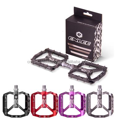 China 2021 New Wide Area Flat Platform MTB Mountain Bike Road Sealed Support Aluminum Pedals CNC Pedal Bicycle Accessories for sale