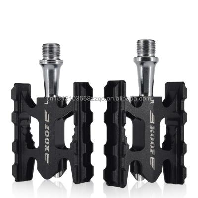 China High Quality Black Mountain Bikes Aluminum Alloy CNC Folding Road Bike Pedal for sale