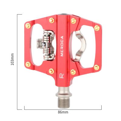 China News Design Mountain Bikes Bicycle Pedal Parts Professional Sealed Gear Alloy Auto Lock Bike Pedal Pedal Parts for sale