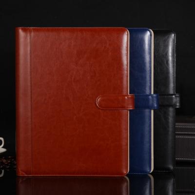 China Business Logo Printed Debossed Soft Black Luxury PU Notebook Gift Custom Leather Cover Customized Organizer for sale