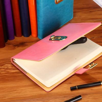 China Wholesale A5 A6 Eco-friendly Diary With Lock Digital Password PU Leather Notebook With Paper Inside for sale