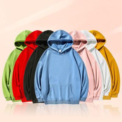 China Anti-wrinkle Factory Hot Sale OEM Pullover High Quality Plain Dyed Heavy Fleece Logo Printed Cotton Oversize Custom Unisex Hoodies for sale