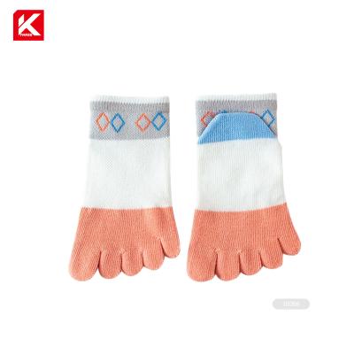 China KT3- I252 Kids Yoga Socks Baby Toe Socks Antibacterial Kids Five Finger Socks for sale