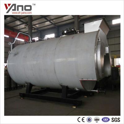 China Horizontal For Laundries Room 1T/H Capacity Diesel Steam Boiler For Ironing Press for sale