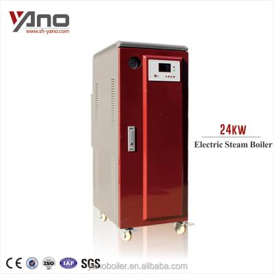 China 24KW 34.4Kg/h Electric Equipment VERTICAL Soy Bean Steam Boiler For Industrial Cooking Kettle for sale