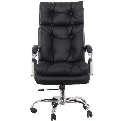 China High Quality Executive Rotating Metal Frame High Back Colored PU Leather Office Padded Chair for sale