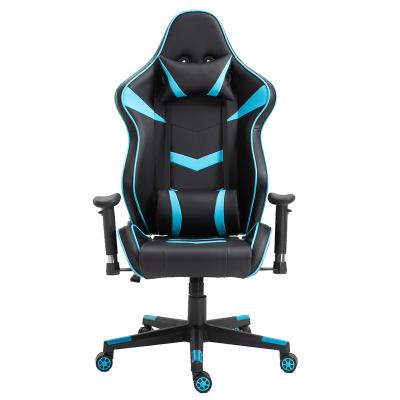 China Luxury Gaming Gamer Computer Chair Massage Rotation PU Leather Led RGB Purple Black White Pink Scorpion Racing Gaming Chair With Footstool for sale