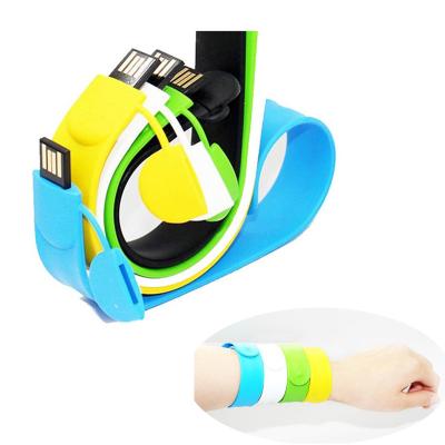 China Cheap Colorful Silicone Colorful Clap USB Flash Drive Logo Customized for sale