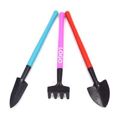 China Promotional Mini Garden Tool Three Pieces Plant Tool Set  Logo Customized for sale