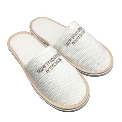 China Travel Disposable Slippers Hotel Slippers Logo Customized Home Supplies for sale