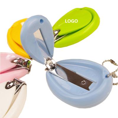 China Colorful Drop Shaped Baby Nail Clipper Stainless Steel Logo Customized for sale