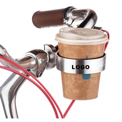 China Stainless Bike Coffee Rack Cup Stand Bike Mug Holder  Logo Customized for sale