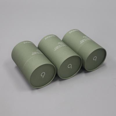 China Biodegradable Custom Logo Cylinder Container Paper Tube Eco Friendly Large Cardboard For Clothing T-shirt Sock Scarf Packaging for sale