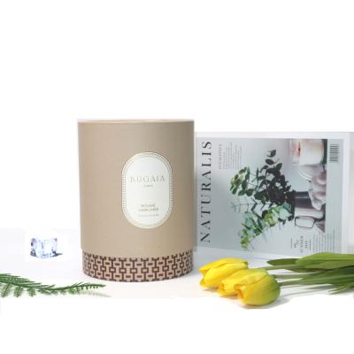 China Customized Biodegradable Melt Wax Carton Newspaper Dispensing Tour Candle Jar Box Packaging Luxury Rigid Tubes for sale