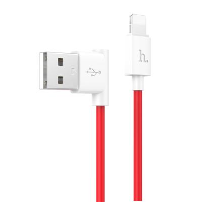 China Prevent Damage Hoco UPL11 Innovative L Shaped Design 1.2M Fast Charging Cable For iPhone for sale