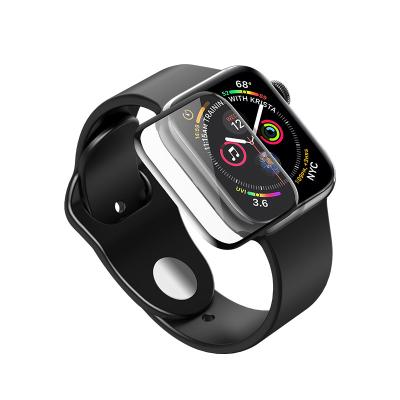 China Soft Hand Feeling HOCO Curved Silk Screen High Definition Tempered Glass For Apple Watch Series 4 (40mm/44mm) for sale