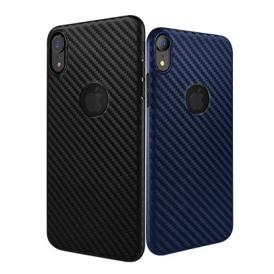 China Anti-fall and wear-resistant Hoco 0.8mm carbon fiber pattern for IPhoneXR phone case for sale