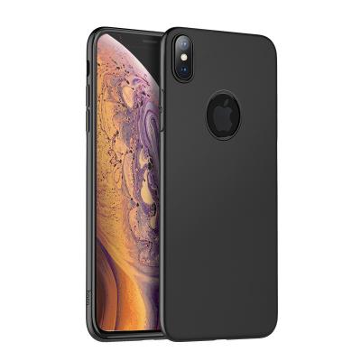 China Outdoor Microsanding Mobile Treatment Hoco Cover Black With Hole For iPhoneXS/XS MAX Protective Case for sale