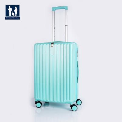 China 2022 High Quality Hot Selling 100% Hard Aluminum PC Shell Travel Trolley Bag Carry On Suitcase Luggage With 4 Wheels for sale