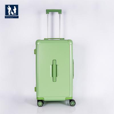 China 2021 New Aluminum School Box \ Travel Bottom PC \ etc. Fashion Travel 37/5000 Pull Rod Box Students Bags Single Trolley Luggage Bags 20 24inch for sale