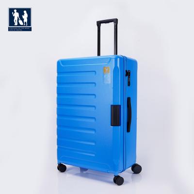 China Popular Construction 3:7 Single Ratio Hard Shell Luggage Trolley Luggage Case 2022 With Traveling Bag Suitcase Luggage Bags for sale