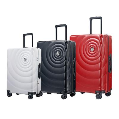 China High Quality Aluminum Shell Trolley Luggage Simplicity PC Business Travel Luggage Classic Hard Fashionable Custom Made Suitcases for sale