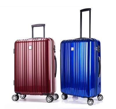 China Modern ABS PC Smart Moving Handbags Carry On Travel Bags Luggage Suitcase Set Trolley Bags Sets Spinner Custom Hard Luggage for sale