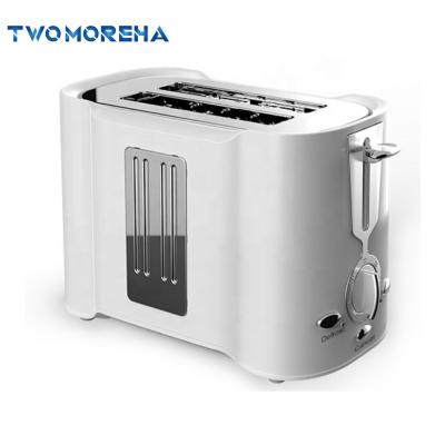 China Hotel Color Option Low MOQ Defrost Electric Toaster 2 Slice Toast With Muti Function Pan Tostadora for sale