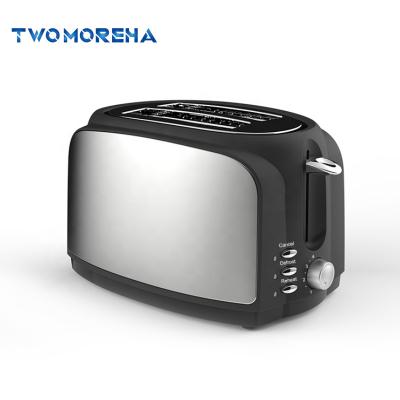 China Hotel extra wide slot ss decoration bread toaster with indicator light pan tostadora toast for sale