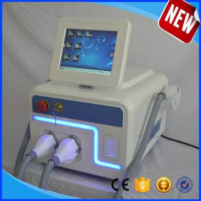 China portable portable ipl depilation machines,portable shr ipl hair removal machine with two handle piece for sale