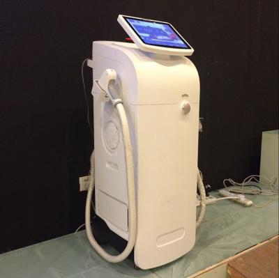 China 1-10Hz frequency professional painless 808nm diode laser hair removal machine with 10.4 inch screen for sale