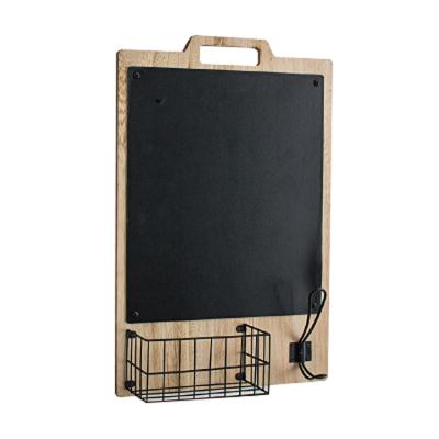 China Rustic Europe Chalkboard With Main Post Arrange Decorative Wooden Wall Chalkboard Chalkboard for sale